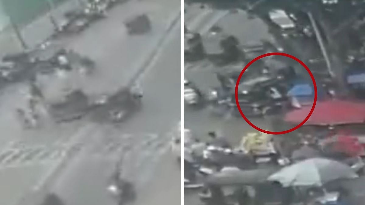 Mumbai Accident Video: 1 Dead, Another Injured As Speeding Auto Mows Down Pedestrians In Bandra | 