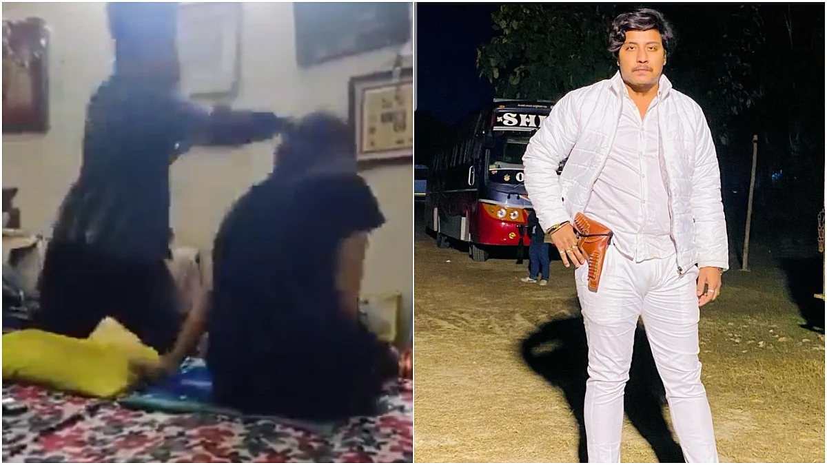Goon Abuses, Slaps Minor Girl Over Property Dispute In UP's Lucknow | X