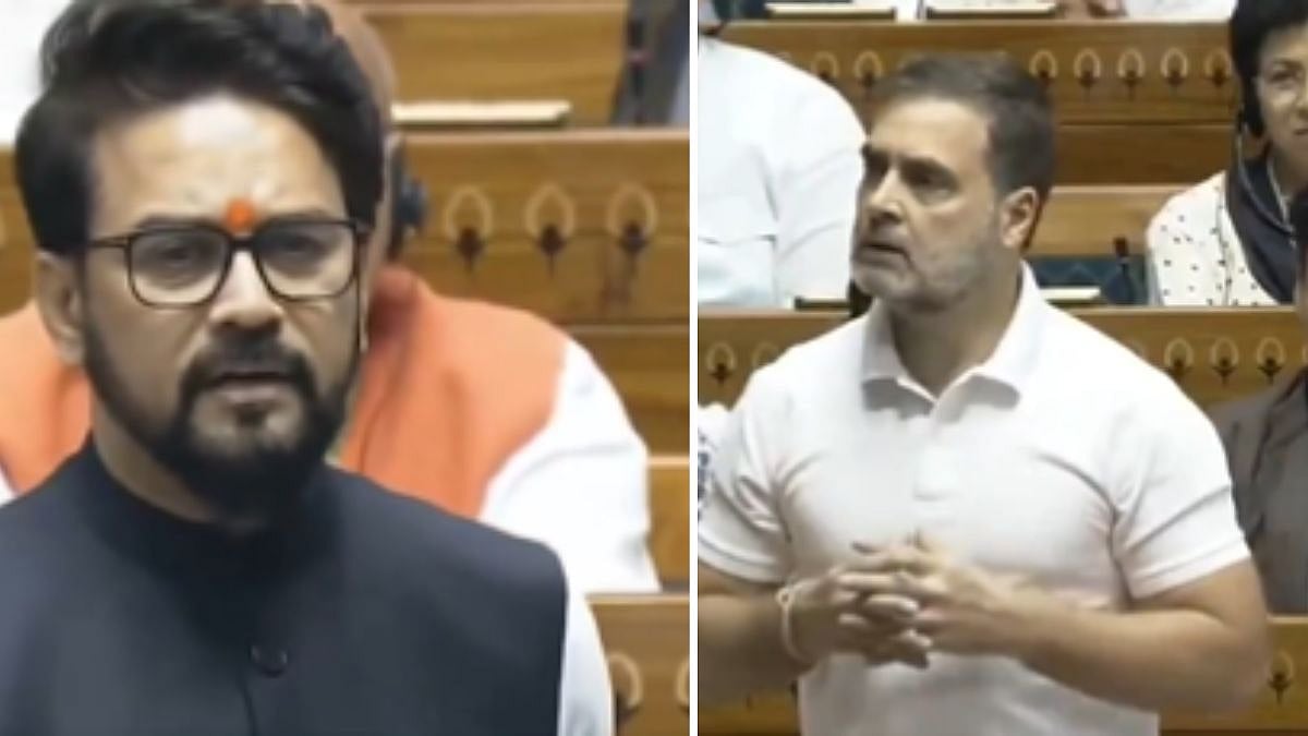 'Jiski Jaat Ka Pata Nahi...': Anurag Thakur's Veiled Attack On Rahul Gandhi Over Caste Census Sparks Uproar In Parliament (VIDEO)