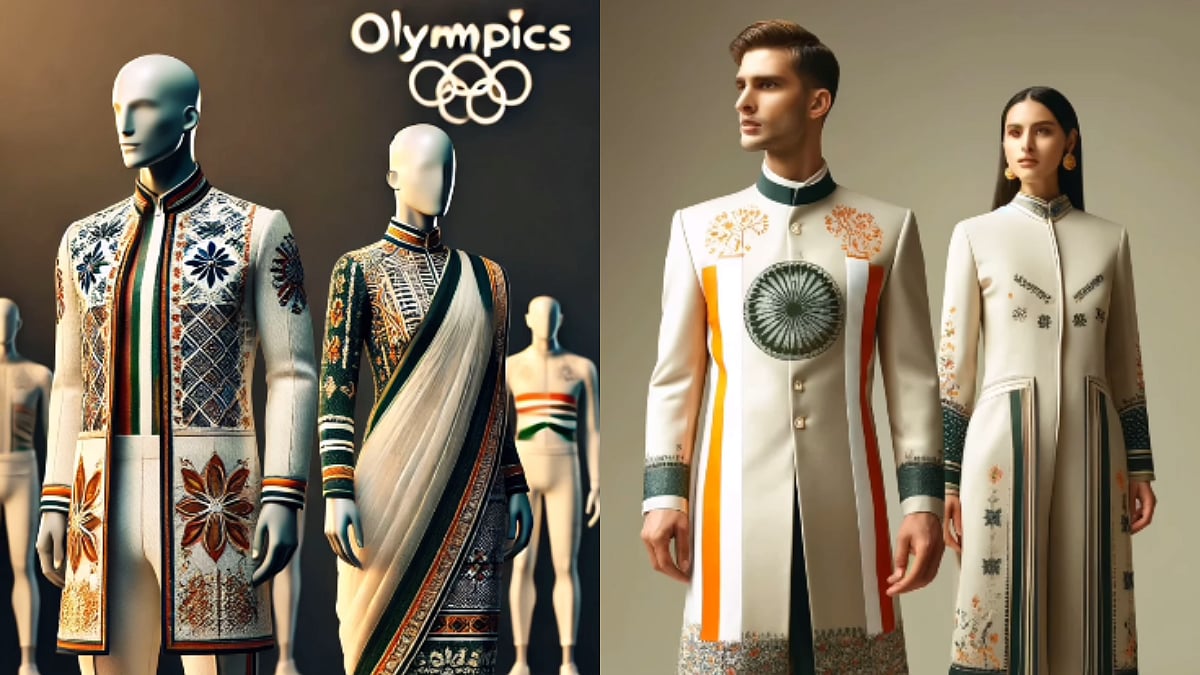 AI generated uniforms for Team India | Lusion | Instagram