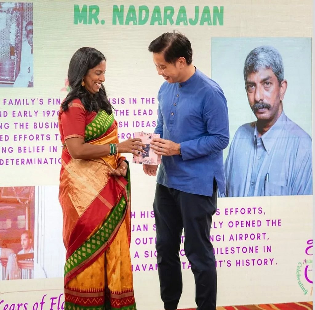 K. Nadarajan (in the backdrop) introduced automation in the Ananda Bhavan kitchen. Photo courtesy: Instagram/ alvinshtan