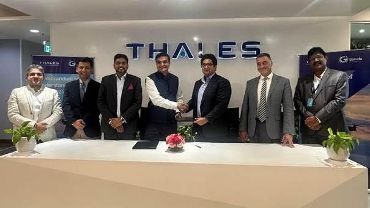 Thales And Garuda Aerospace Sign MoU To Advance India's Drone Ecosystem, Aiming For Global Leadership By 2030 | 