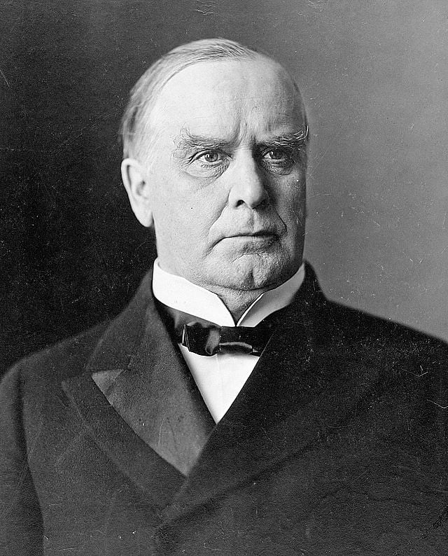 Former US president William McKinley