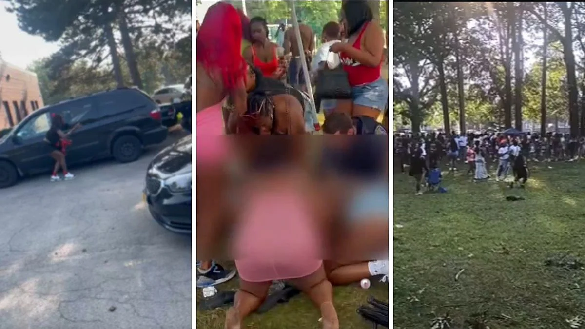 Screengrabs from videos taken by those present at the scene appear to depict the gunman (far left) an injured person on ground and the general mayhem at the gathering when the gunman opened fire | FPJ Web team