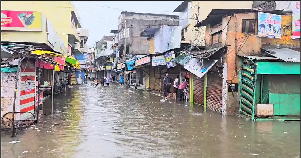 MP Monsoon Updates: Sehore Experiences Burst Of Monsoon; Severe Flood & Disruptions After 12 Hours Of Rainfall | FP Photo 