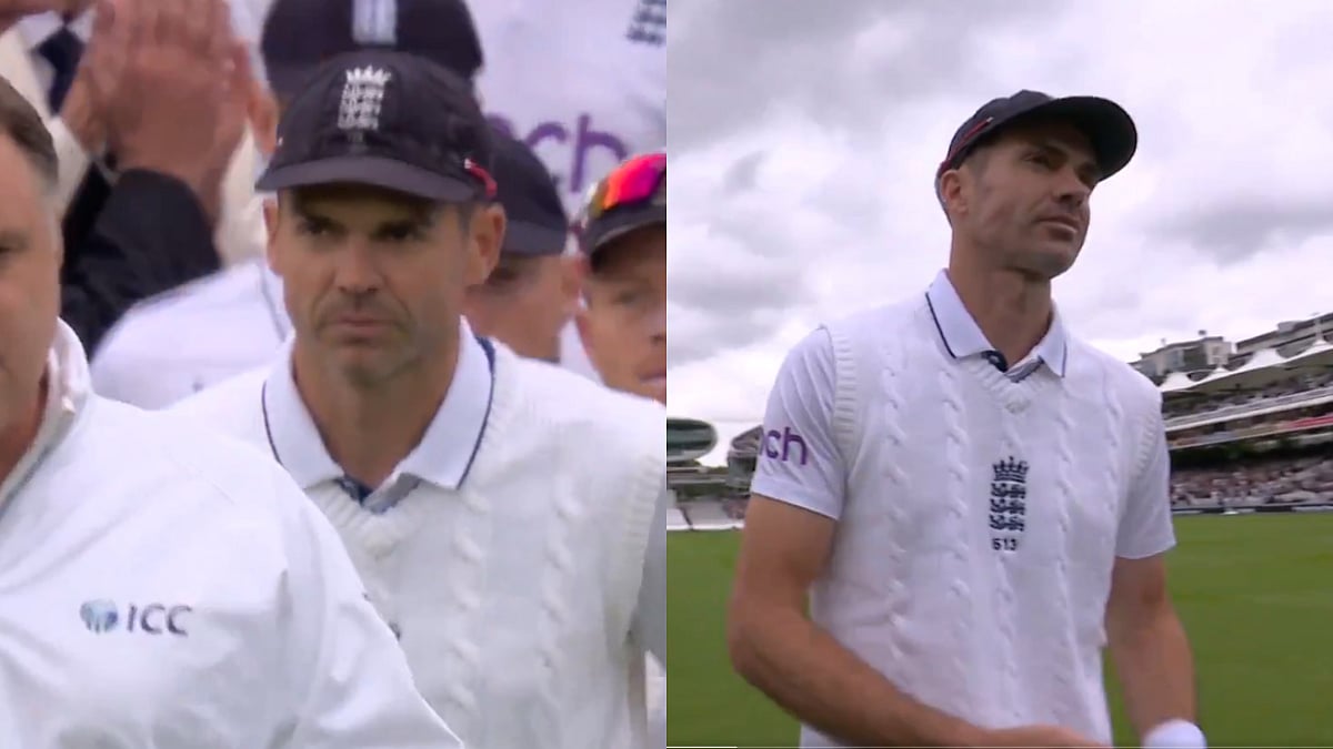 James Anderson in his final Test | Credits: Sky Sports Twitter