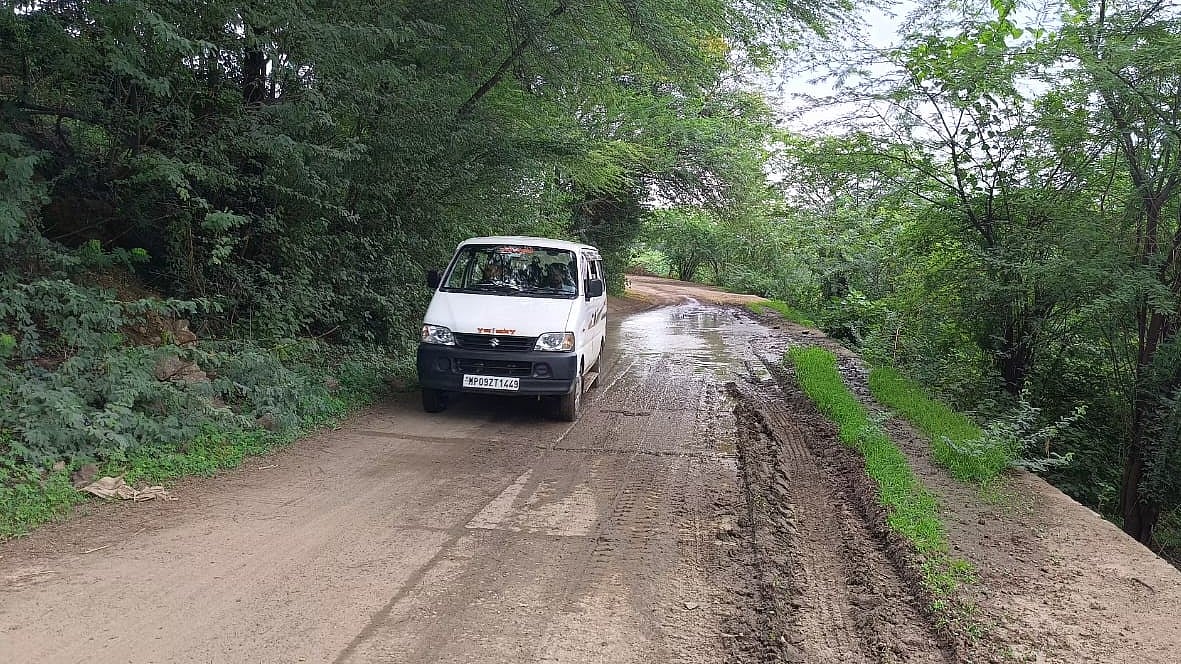 The culvert on hazardous Silawat-Pati road |