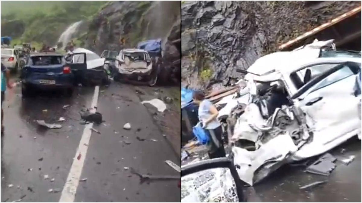 15 Injured As Truck Overturns After Colliding With Cars Near Kasara Ghat On Mumbai-Nashik Highway | X