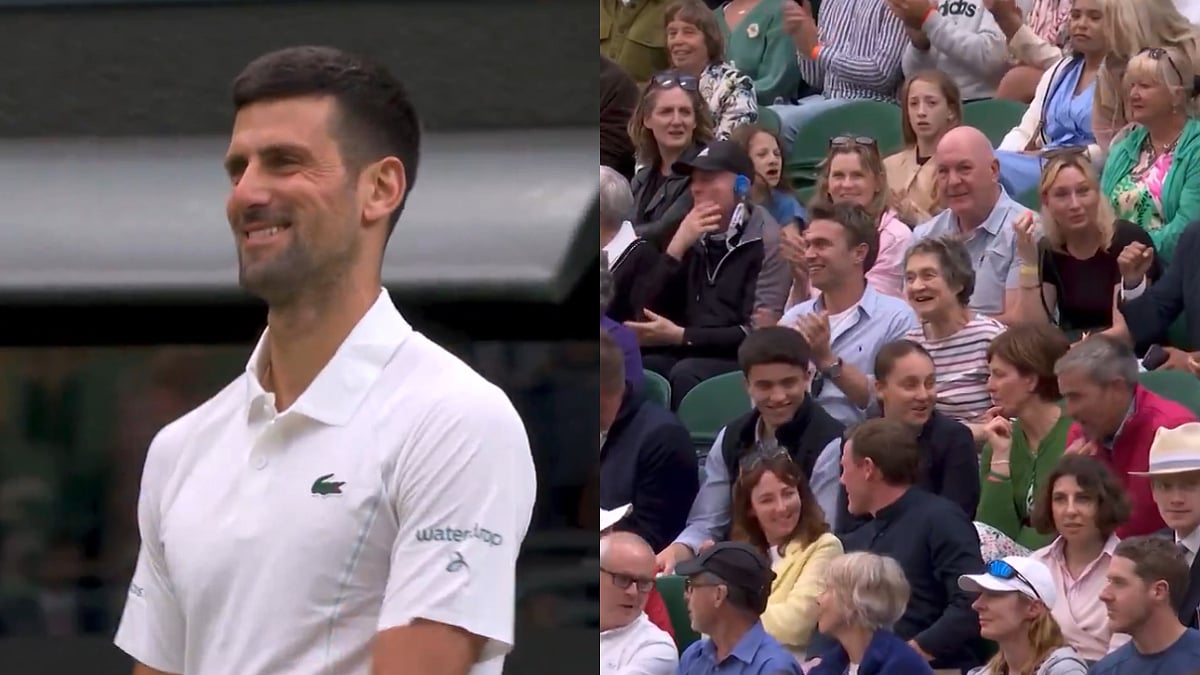 Video: Novak Djokovic Pauses Match As Wimbledon Centre-Court Erupts In Joy After England Qualified For Euro 2024 Semifinal 