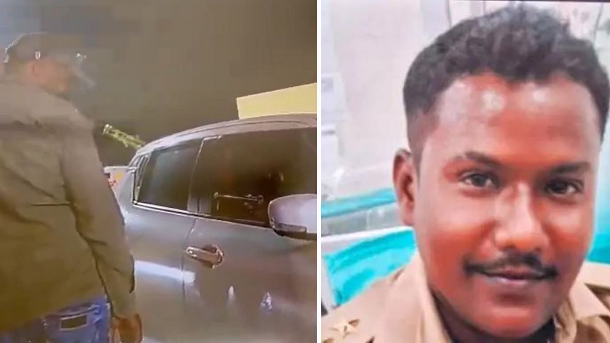 UP: Meerut Cop, Travelling With Family, Wields Gun At Toll Plaza Employee After He Asks To Pay; Suspended After Video Goes Viral