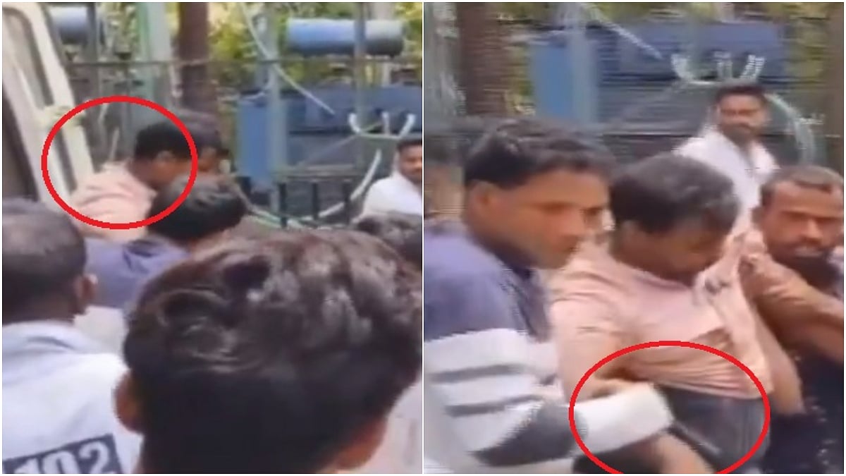 Man Rushed To Hospital As Iron Rod Pierces Through His Chest After Roof Collapse In UP's Sultanpur | X