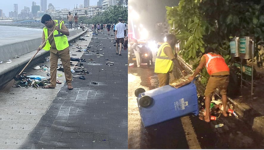 Mumbai: BMC Collects 11.5 Metric Tons Of Waste Overnight After Team India's T20 World Cup Victory Parade | FPJ (Shefali Parab Pandit)