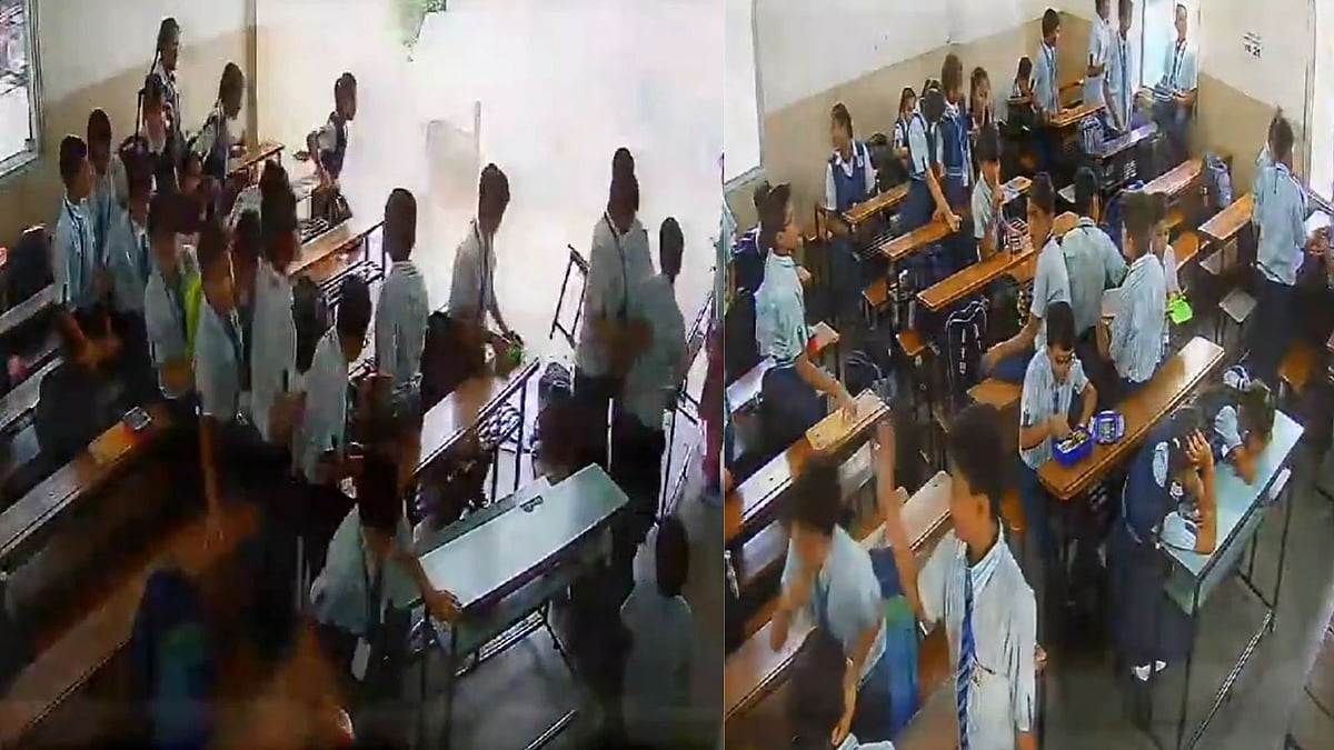 WATCH: Classroom Wall Collapses During Lunch Break In Gujarat, One ...