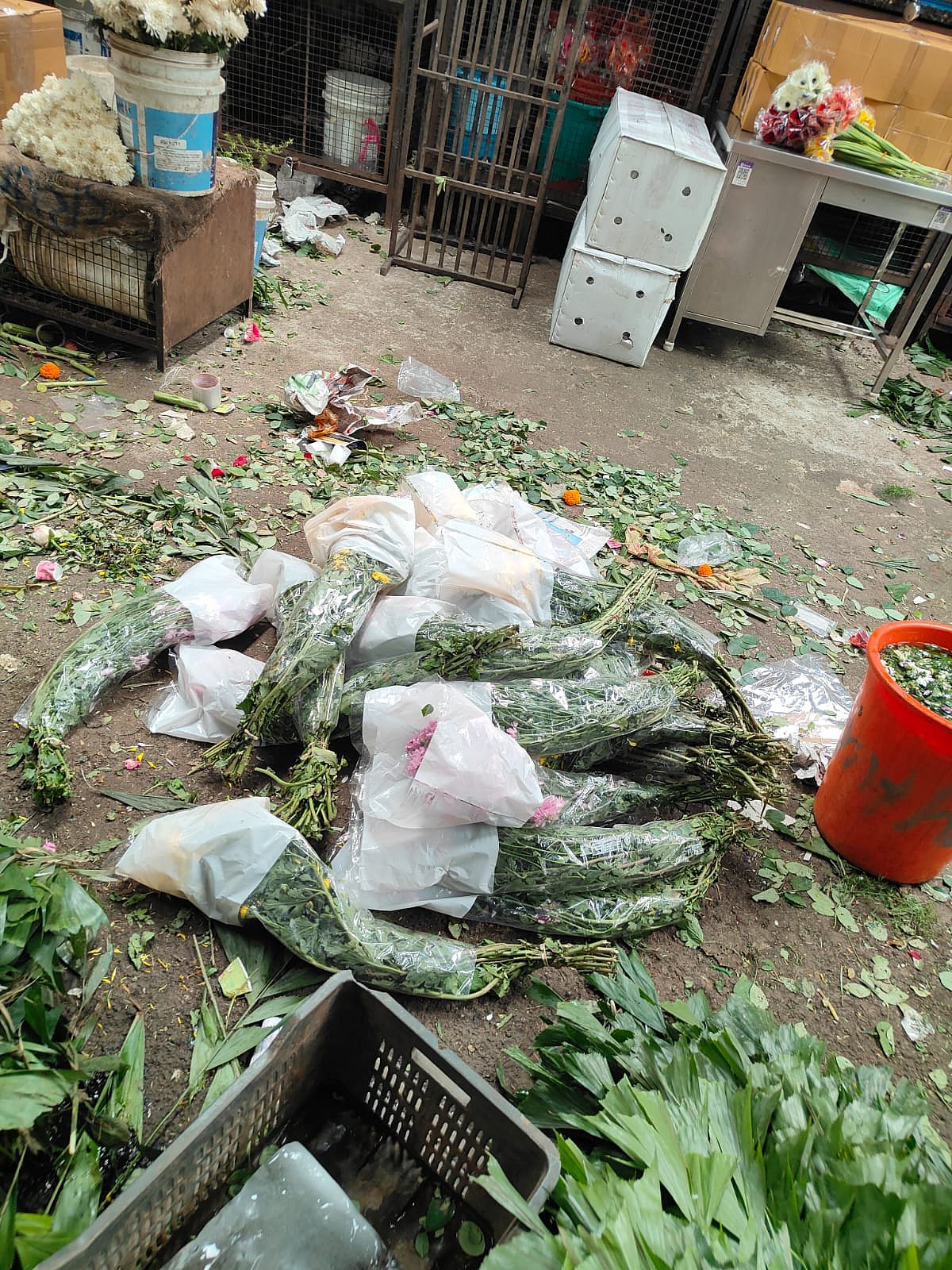 Pune’s Heavy Rainfall Takes Toll On Local Vendors: Vegetables, Fruits, Flowers Sellers Struggle | FPJ Photo