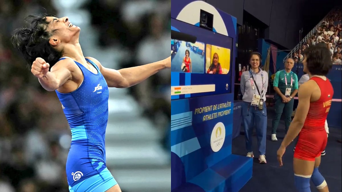 'Gold Lana Hai': Vinesh Phogat's Emotional Video Call With Her Mother After Reaching Women's Wrestling Final At Paris 2024 Olympics; VIDEO