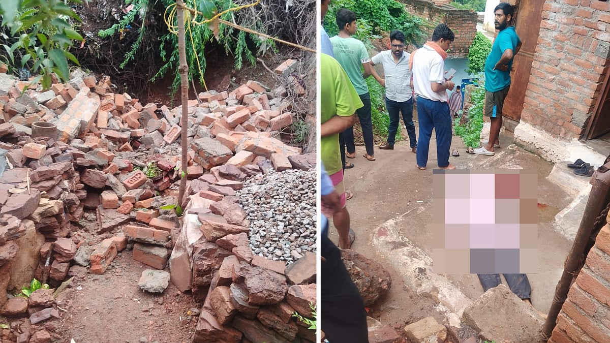 Wall Of Under-Construction House Collapses On Elderly Man Amid Rains In ...