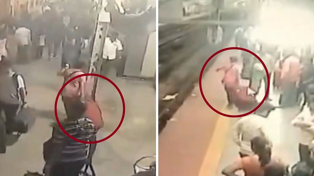 Pydhonie Murder Case: CCTV Footages From Dadar Station Show Accused Jay Chawda Carrying Body Of Victim In Trolley Bag | 