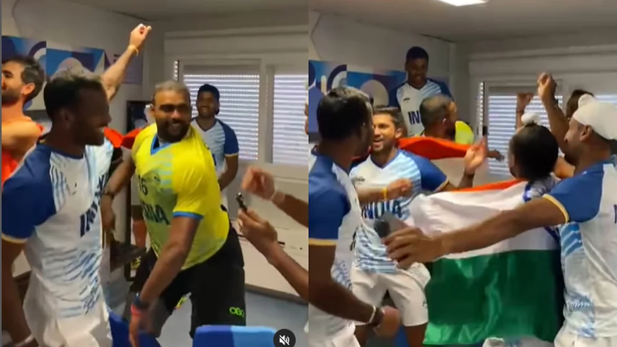 Video: Team India's Joyous Dressing Room Celebrations Go Viral After Hockey Bronze At Paris Olympics 2024