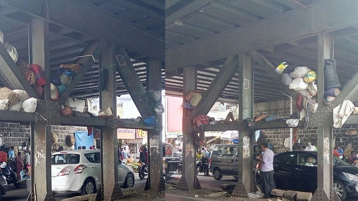 Mumbai: Safety Concerns Surge As Tilak Bridge Columns In Dadar West Become Hawkers’ Haven; See Photos Inside | FPJ