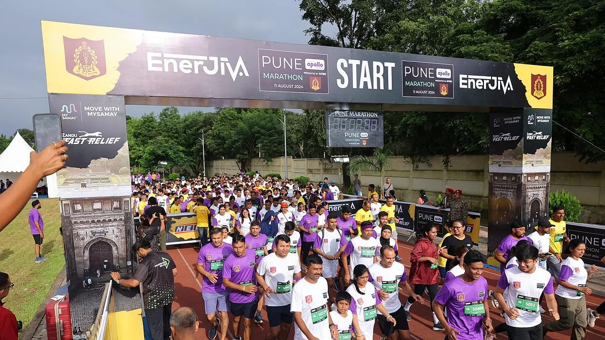 PHOTOS: Over 4,500 Runners Participate In AFMC Pune Marathon | Sourced