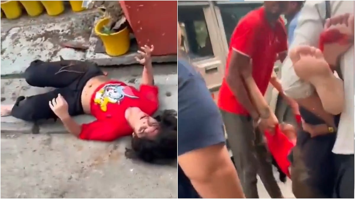 Girl Cries In Pain After Falling From 6th Floor While Making Insta Reel In Ghaziabad; Tragic VIDEO Surfaces | X