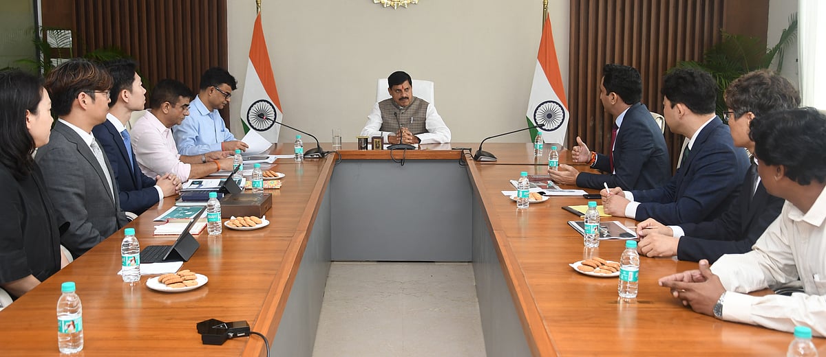 South Korea Industrialists Call On Madhya Pradesh CM Mohan Yadav; Propose ₹2000 Cr Investments | FP Photo 