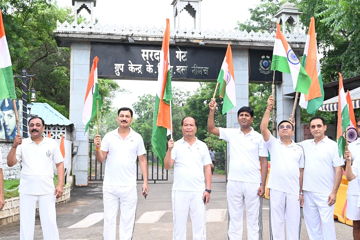Independence Day 2024: CRPF Takes Out 'Har Ghar Tiranga Rally' In Madhya Pradesh's Neemuch | FP Photo