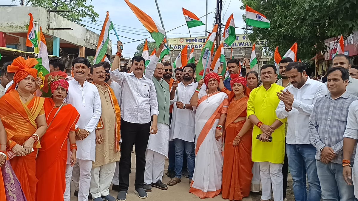 Independence Day 2024: Narmadapuram City Reverberates With Chants Of 'Bharat Mata Ki Jai' | FP Photo