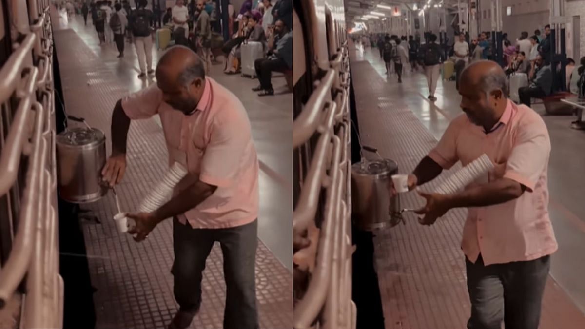 Chaiwale Uncle Runs Alongside Departed Train To Sell Chai | X