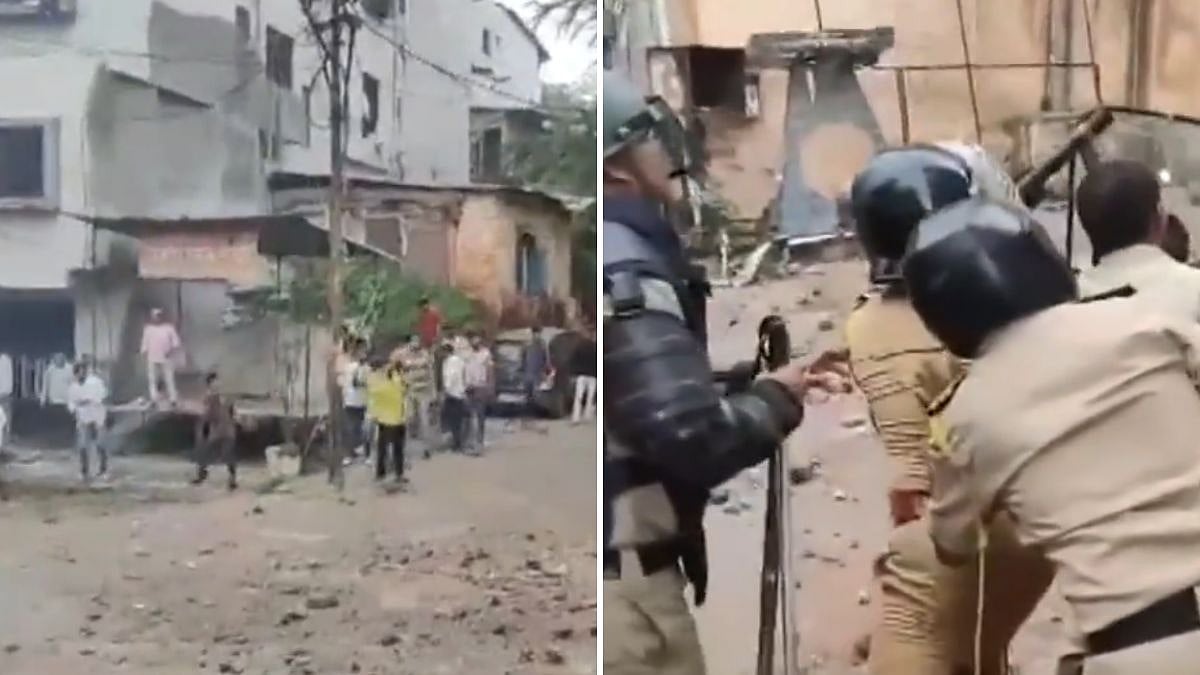 Situation Under Control in Nashik After Violence During Protests Against Anti-Hindu Violence in Bangladesh | X | ANI