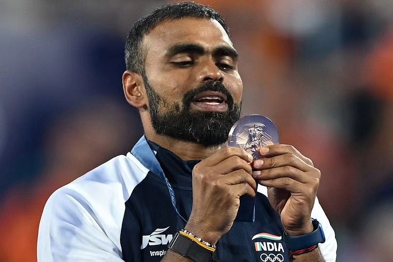 P.R. Sreejesh - Men's Hockey Team goalkeeper 
