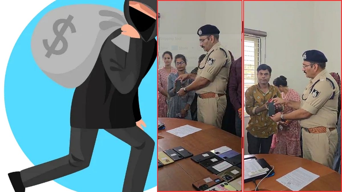Indore Police Returns 39 Lost/Stolen Mobile Phones To Owners 