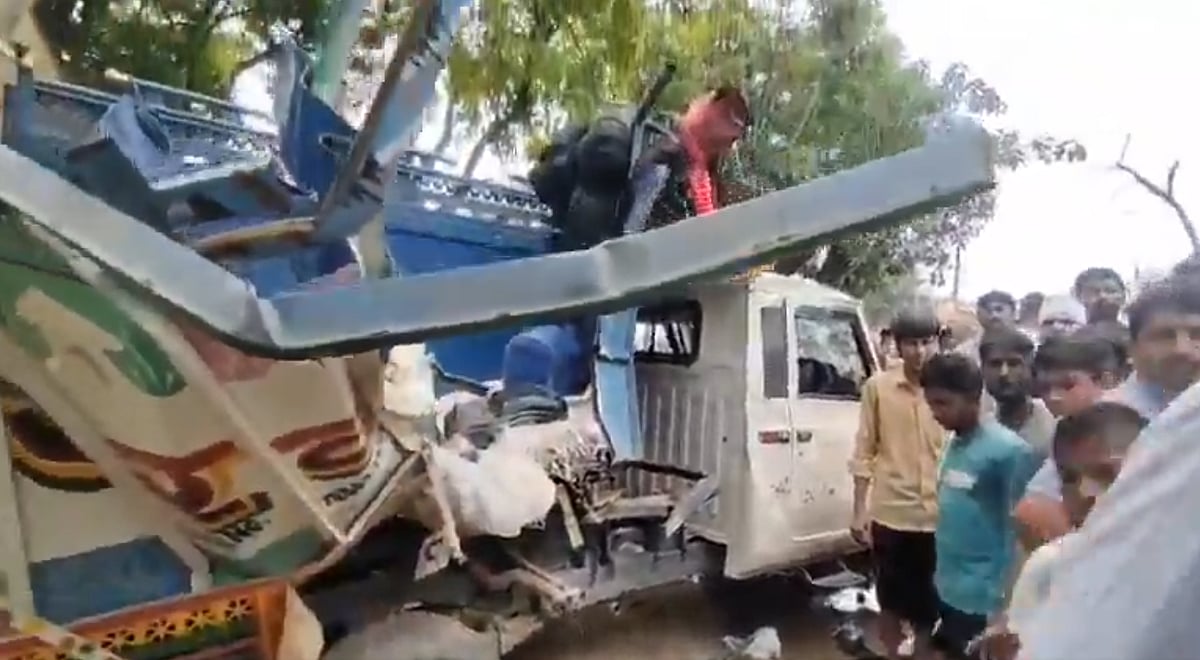 Accident site  | Screengrab from X video