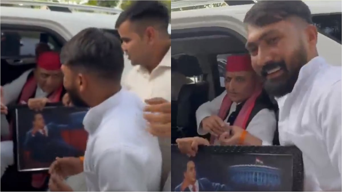Akhilesh Yadav Greets Fan & Gifts Him ₹100 For His Birthday | X