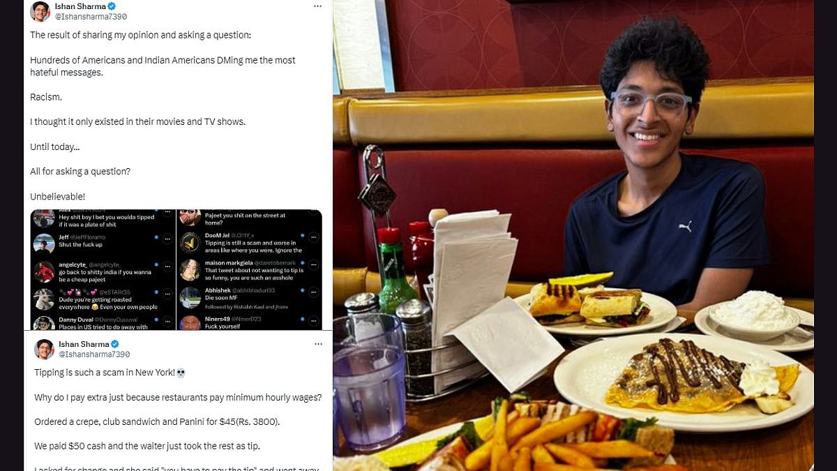 'Tipping Is Such A Scam In New York!': YouTuber Ishan Sharma Faces Backlash For Questioning US Tipping Culture; Later Shares Screenshots of Hateful Comments On X  | 