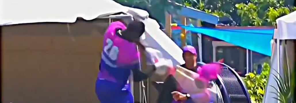 Carlos Brathwaite vents his frustration out. | (Credits: Twitter)