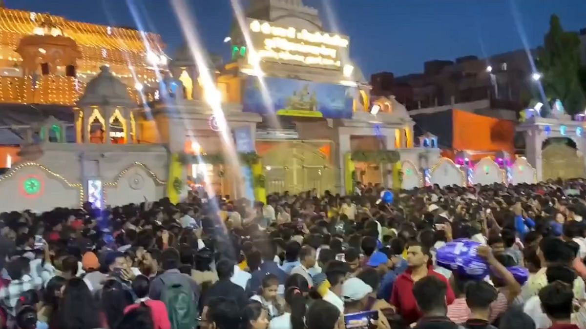 Bihar: Heavy Rush Of Devotees At Patna's ISKCON Temple On Janmashtami Leads To Stampede-Like Situation; No Injuries Reported, Visuals Surface