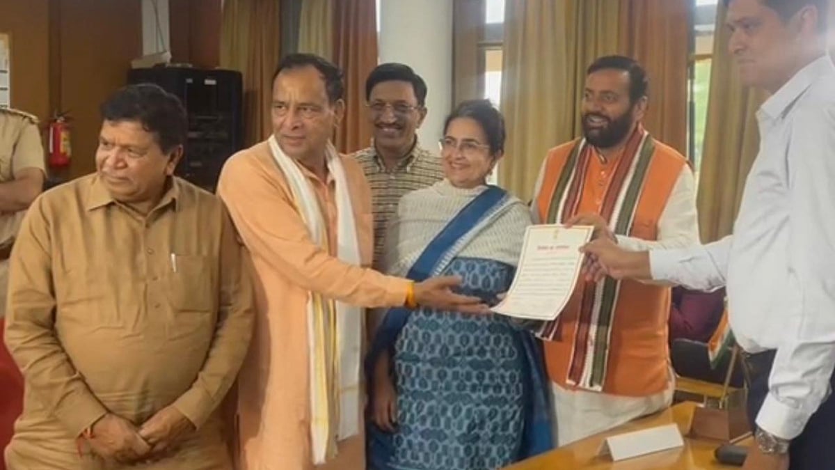 Haryana: BJP’s Kiran Choudhry Elected Unopposed To Rajya Sabha Seat Vacated By Deepender Hooda | X