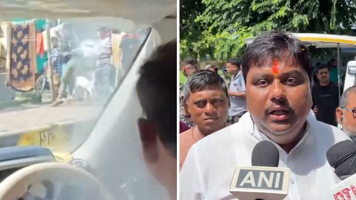 'Bombs Thrown, Vehicle Fired At': BJP's Priyangu Pandey Claims TMC Workers Attacked Him During Bengal Bandh; Shocking Visuals Surface |