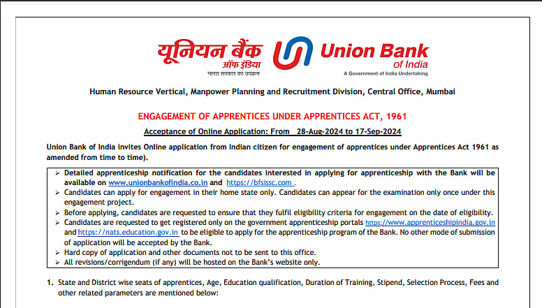 The Union Bank of India (UBI) |