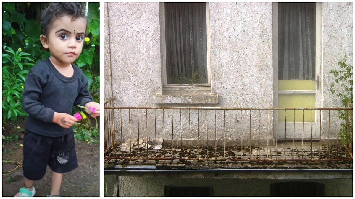 A two-and-a-half-year-old girl died after falling from the balcony  | 