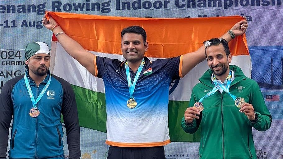 MIT-ADT University's Prof Aditya Kedari Clinches Gold At Asian Indoor Rowing Championship | Sourced
