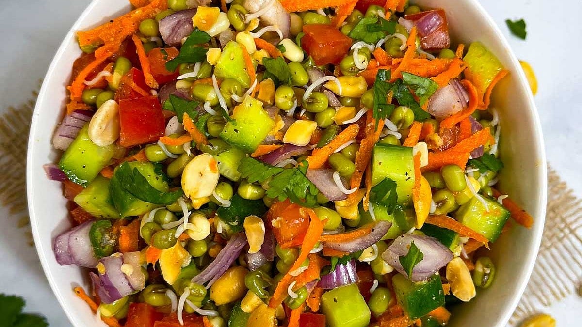 Sprouted Moong Salad