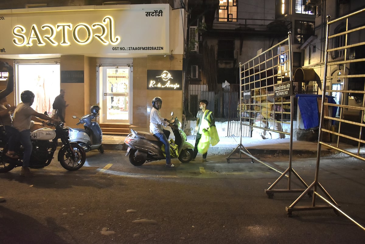 Two wheelers diverted from the areas by authorities 