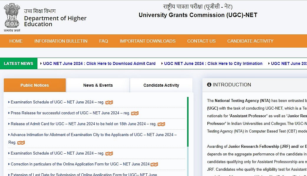 UGC NET 2024 | NTA