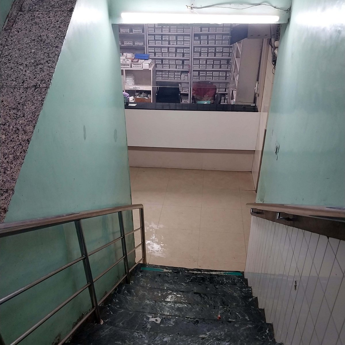 Medical store at LBS Hospital.