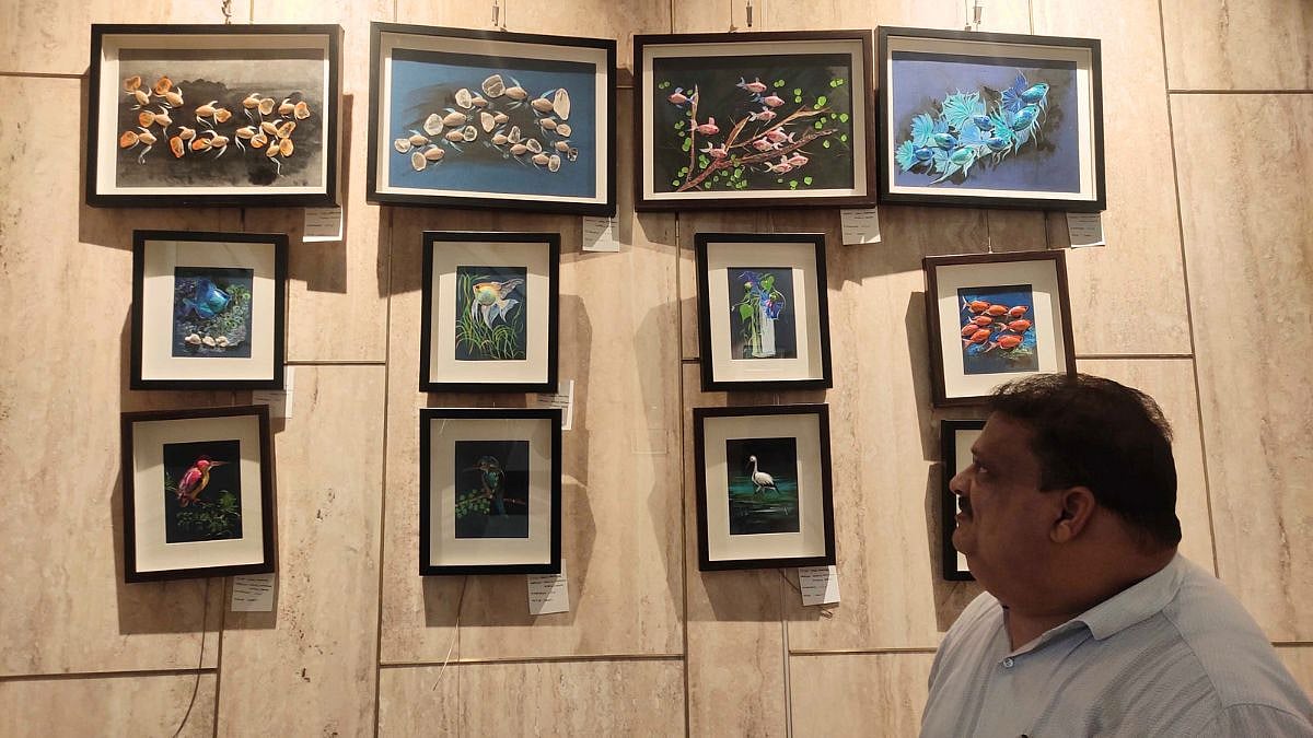 Artist Arvind Chavan's 3D Fish Art | Swarna Srikanth