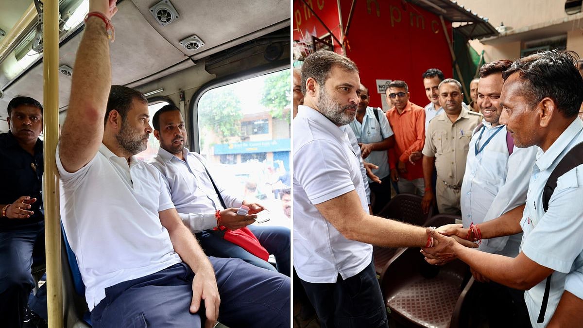 Congress Leader Rahul Gandhi Bats For 'Equal Work, Equal Pay' As He Raises DTC Workers' Plight; Video