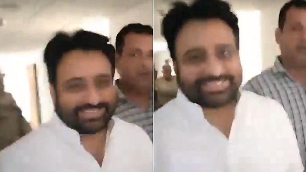 Delhi AAP MLA Amanatullah Khan at the Rouse Avenue Court on Monday, September 2 | X | ANI