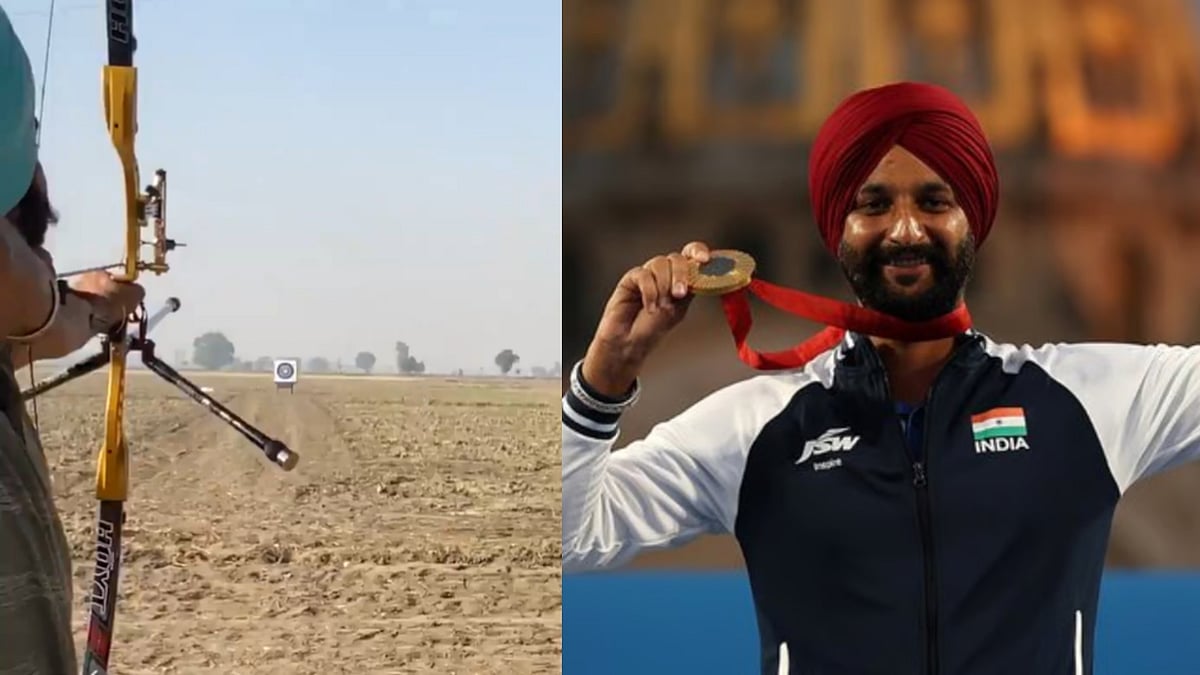 Harvinder Singh’s Farm Archery Practice Video During COVID  Resurfaces After Paris Paralympics Gold